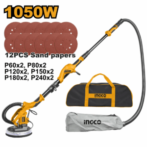 Ponceuse girafe INGCO DWS10501 1050W bras télescopique disque 215mm