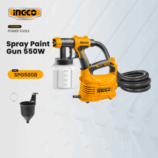 Pistolet De Peinture Electrique 550W Ingco Spg5008
