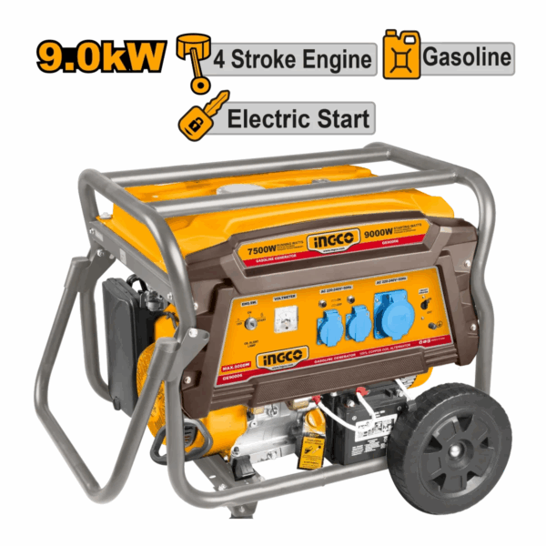 Generateur Dessence 9000W 15Hp 25L Ingco GE90006