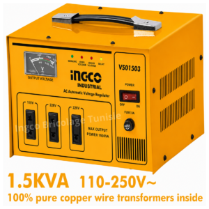 Regulateur De Tension Automatique 1500Va Ingco Vs01503