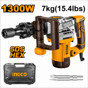 Marteau piqueur INGCO PDB13008 1300W SDS-HEX force impact 20J