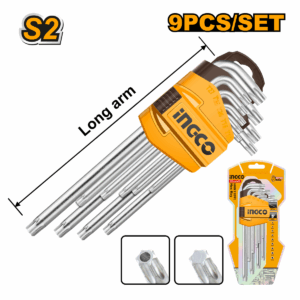 Clé torx 9 pcs T10-T50  HHK13091