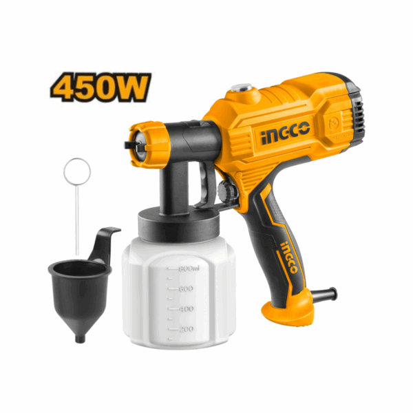 Pistolet De Peinture Electrique 450W 800Ml Ingco Spg3508