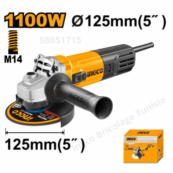 Meuleuse D'angle 1100W INGCO