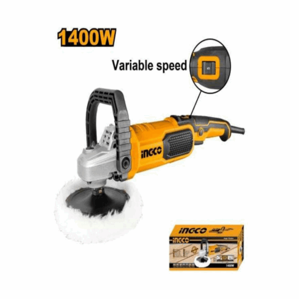 Polisseuse 1400W avec variateur INGCO