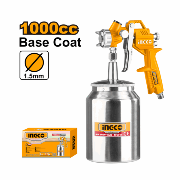 Pistolet à peinture pneumatique 1.5 MM 1000 CC