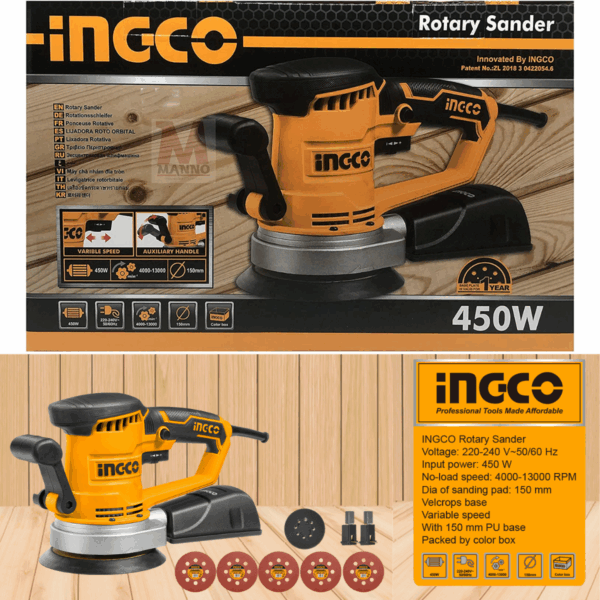 Ponceuse rotative 450 W