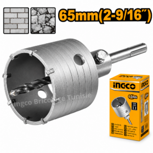 Couronne de forage ingco 65mm HCB0651