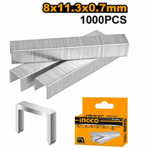 Paquet Agrafes (8x11.3x0.7mm) -1000 Pièces-INGCO STS0108