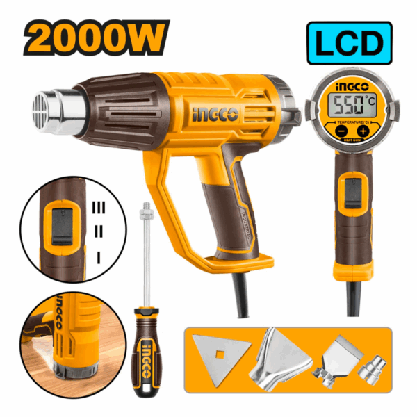 Pistolet thermique Ingco HG200058