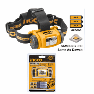 Lampe LED de Tête Ingco HHL013AAA2