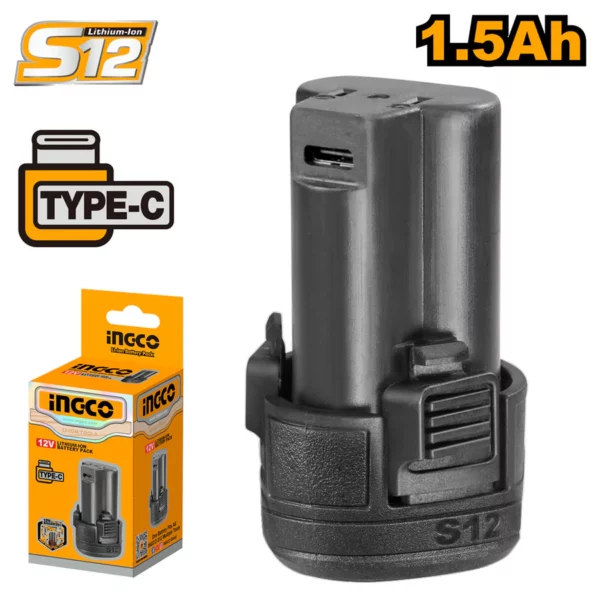 Batterie lithium-ion S12 12 V 1,5 Ah FBLI12153