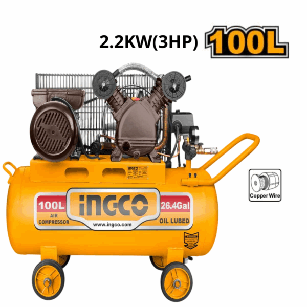 Compresseur d'air Ingco  2,2 kW (3 CV) AC1301008