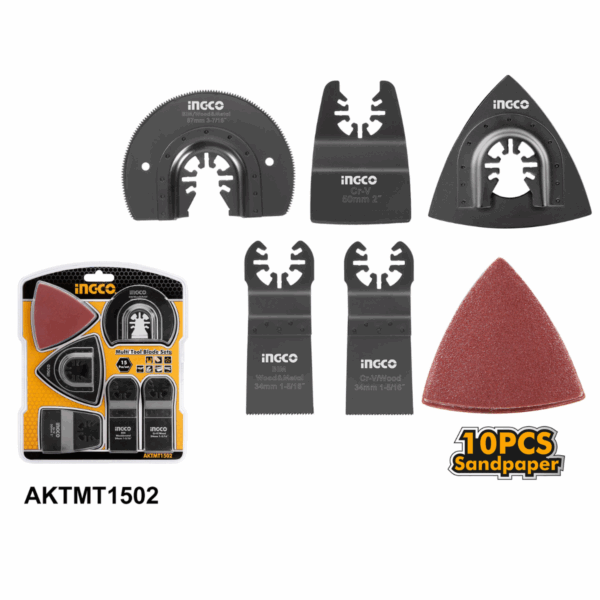Jeu de lames des multi-outils AKTMT1502
