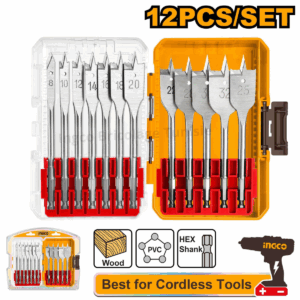 Jeu de forets à bois à plumes INGCO AKDL1206 INDUSTRIAL 12 pcs