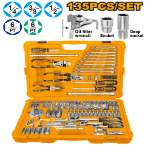 Ensemble d'outils combinés 135 pièces Ingco HKTHP21351