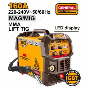 Machine à souder à onduleur MAG/MIG/MMA/TIG Lift 160A ING-MGT16058