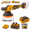 Polisseuse sans fil 20V avec batterie et chargeur APLI20151 plateau 150 mm
