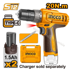 Perceuse sans fil 12V 20 Nm CDLI12206