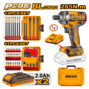 Visseuse à choc 20 V 285n.m INGCO COSLI250784