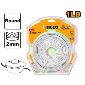 Fil de coupe rond de 2 mm pour coupe-bordures à essence ALS2001