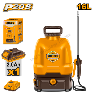 Pulvérisateur dorsal sans fil Ingco 16L CSPLI20162