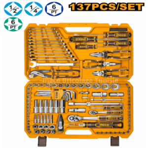 Coffret d'outils combinés de 137 pièces HKTHP21371