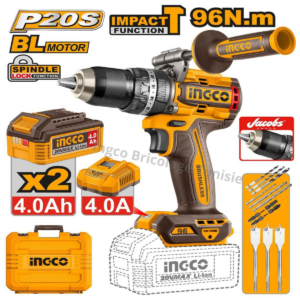 Visseuse à percussion sans fil INGCO Brushless 96 N.m CIDLI209686