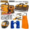 Kit de soudage MMA INGCO COS25075 avec poste inverter IGBT 200A et accessoires complets