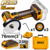 Mini meuleuse d’angle sans fil INGCO CAGLI207625 20V Brushless 76 mm